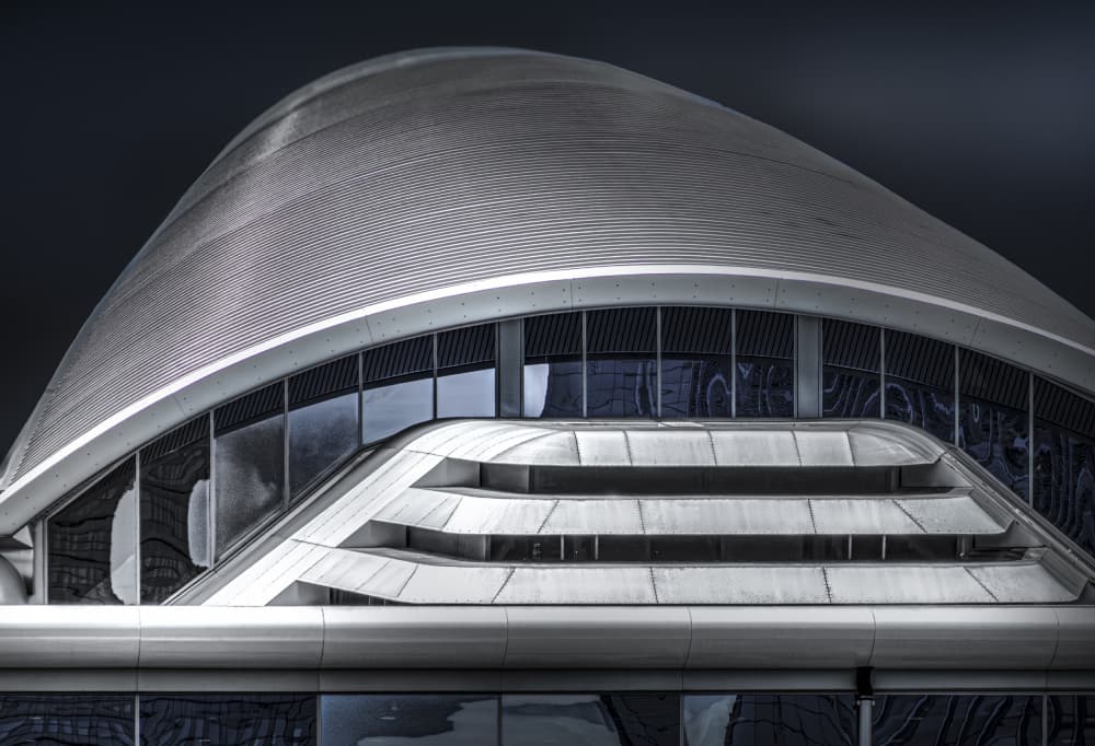 Modern Architectural Curves by Stephan Rückert — canvas wall art