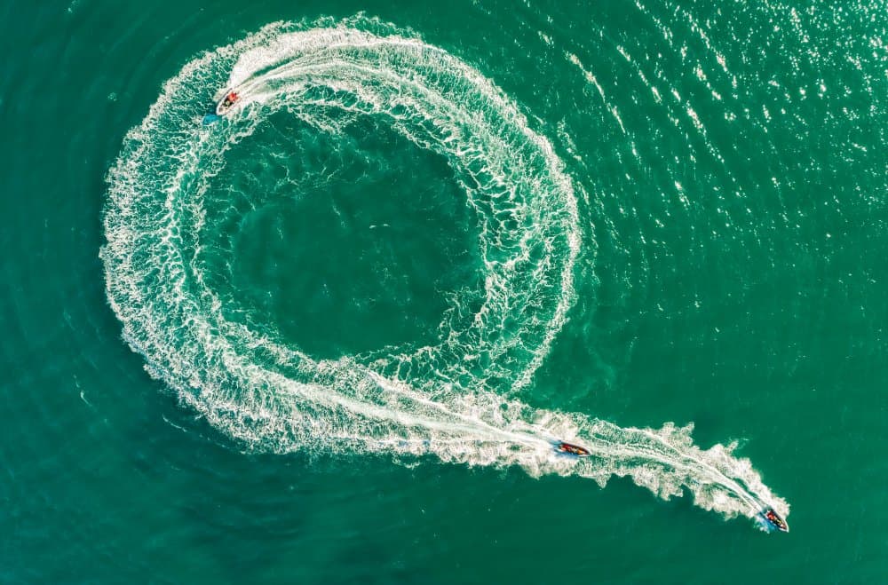 Speeding Watercraft Loop by Ido Meirovich — canvas wall art