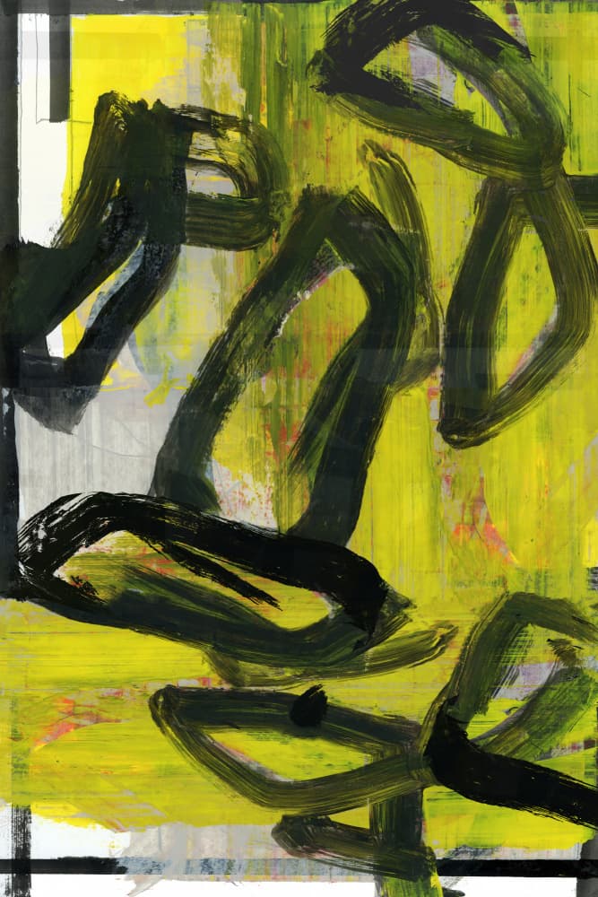 Vibrant Abstract Gestures by cartissi — canvas wall art