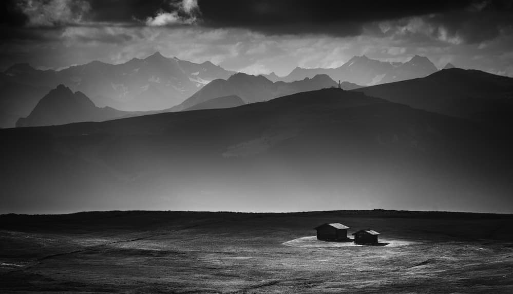 Dramatic Mountain Layers by Ales Krivec — canvas wall art