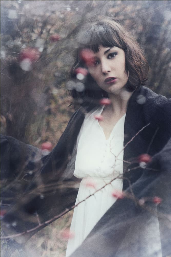 Enigmatic Forest Woman by Antonella Renzulli — canvas wall art