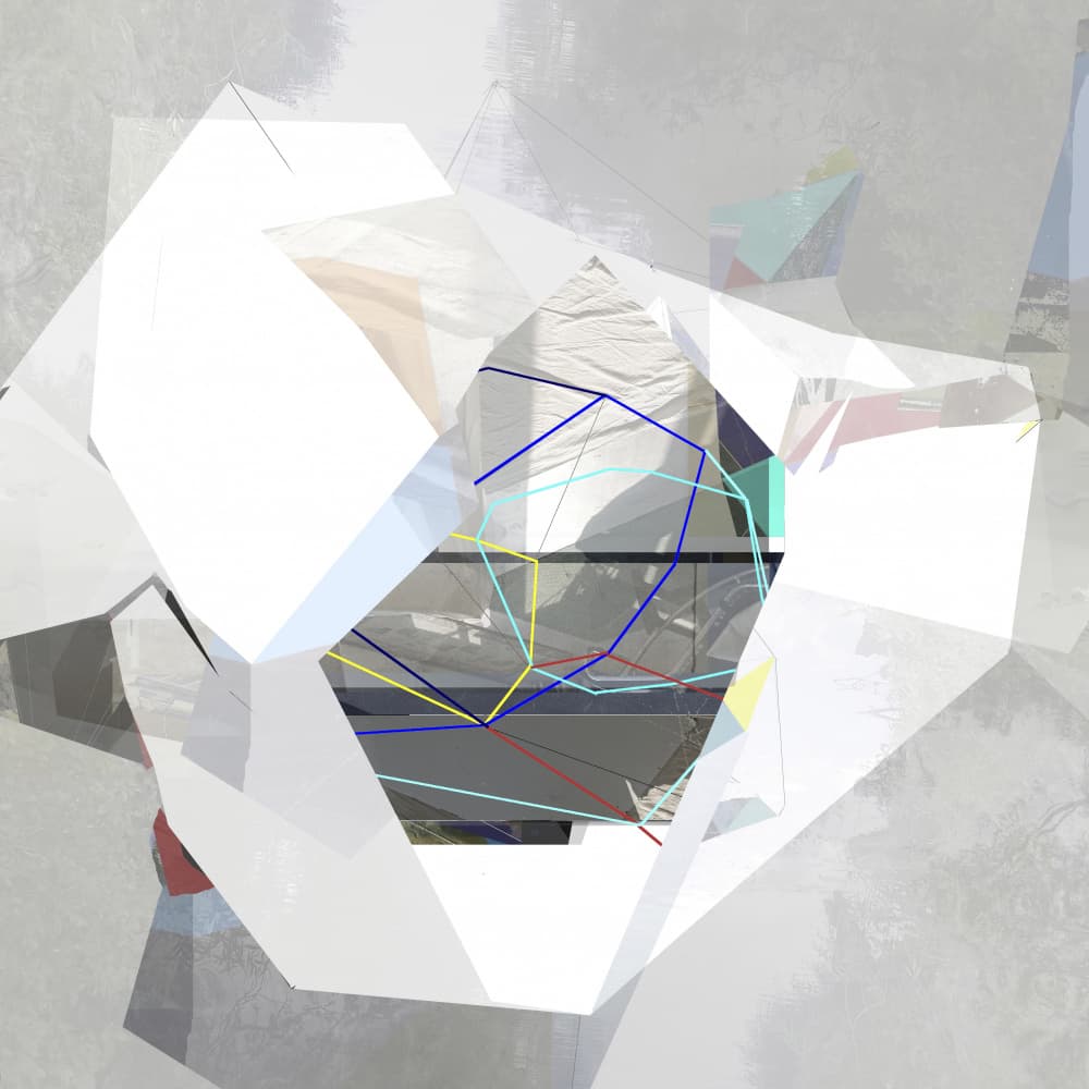 Abstract Geometric Lightscape by Stefan Fransson — canvas wall art