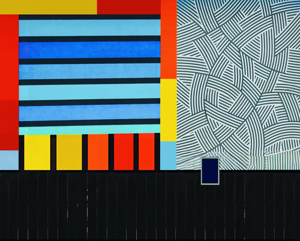 Colorful Abstract Geometry by Arnon Orbach — canvas wall art