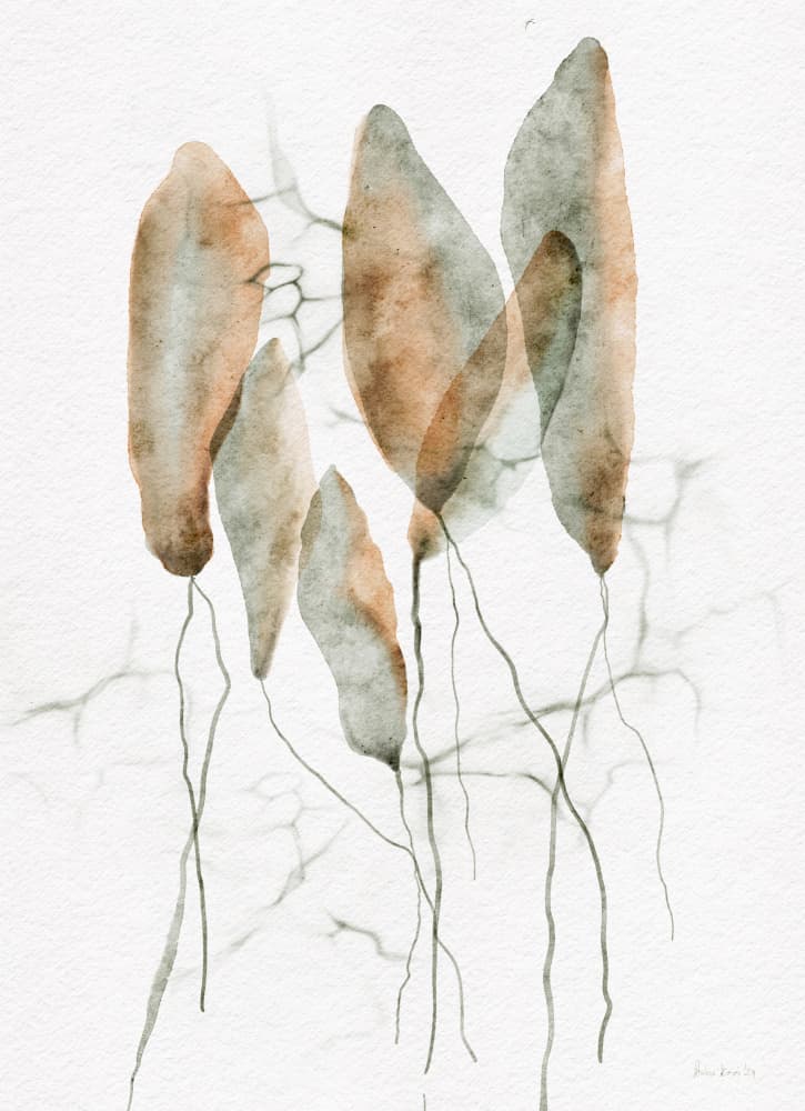 Earthy Botanical Flow by Ankie Kooi — canvas wall art
