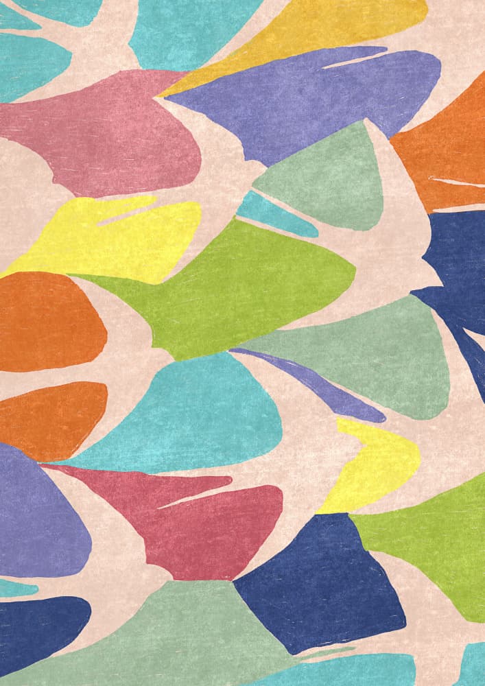 Abstract birds by Raissa Oltmanns — canvas wall art