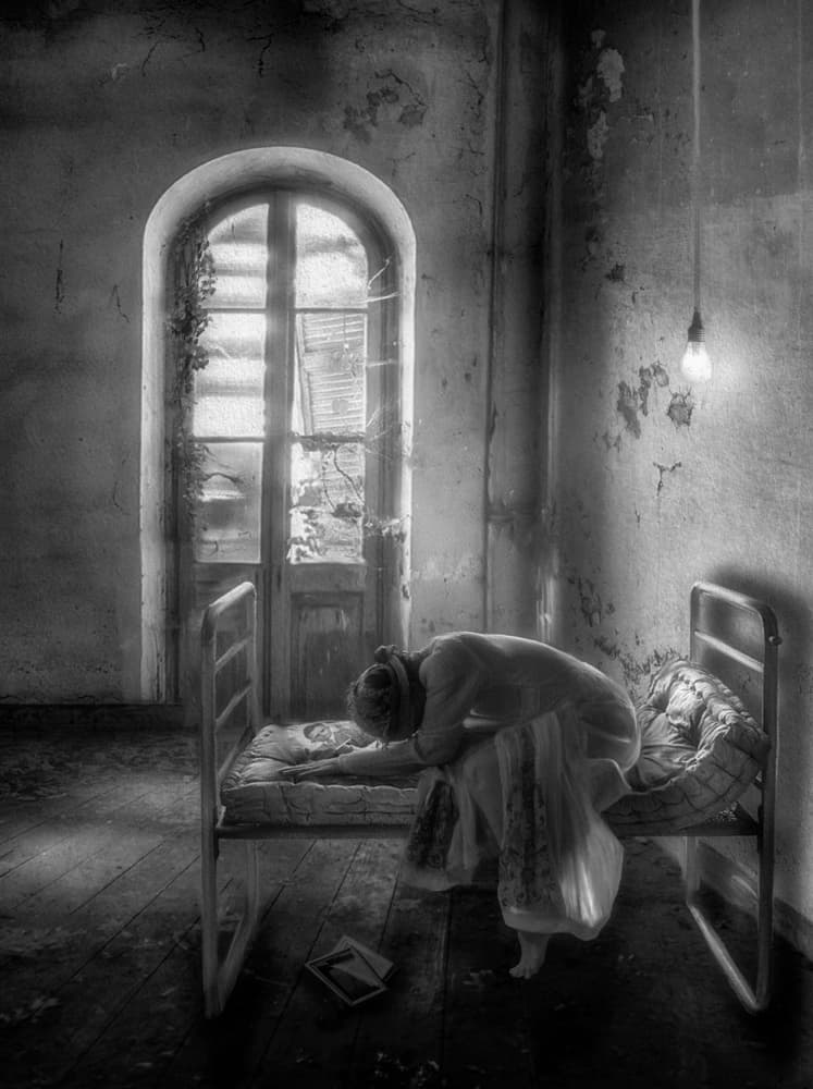 Grief in a Forgotten Room by Charlaine Gerber — canvas wall art