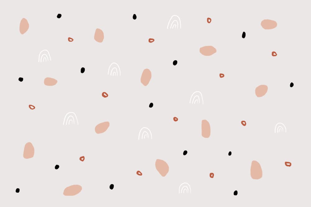 Scattered Organic Shapes by uplusmestudio — canvas wall art