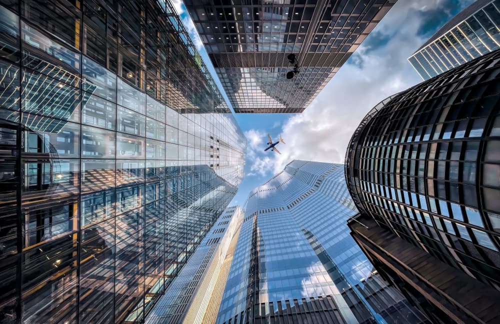 Modern Urban Perspective by Juan Luis Seco — canvas wall art