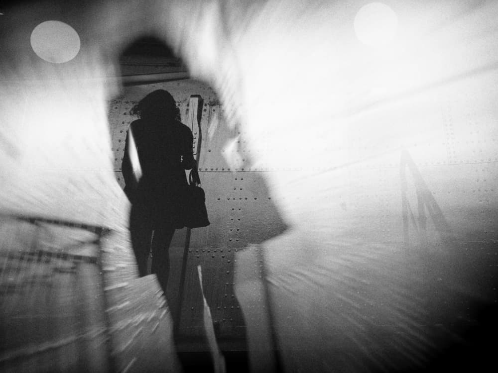Woman's Mysterious Passage by Eric Drigny — canvas wall art