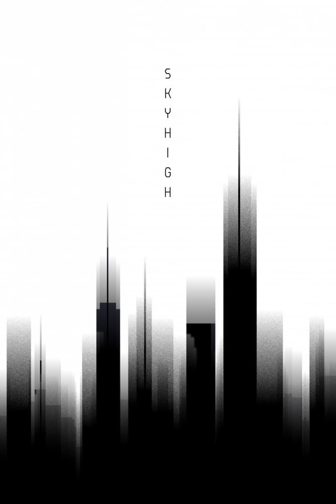 Sky High Cityscape by Melanie Viola — canvas wall art