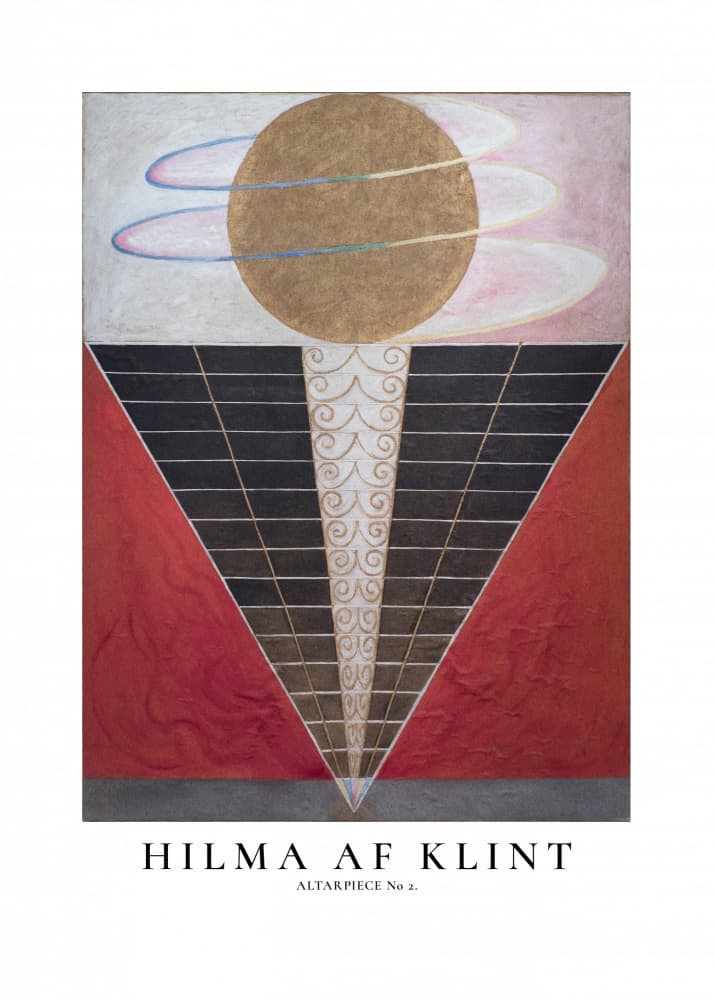 Hilma Af Klint   Altarpiece No2 Poster by Hilma Af Klint — canvas wall art