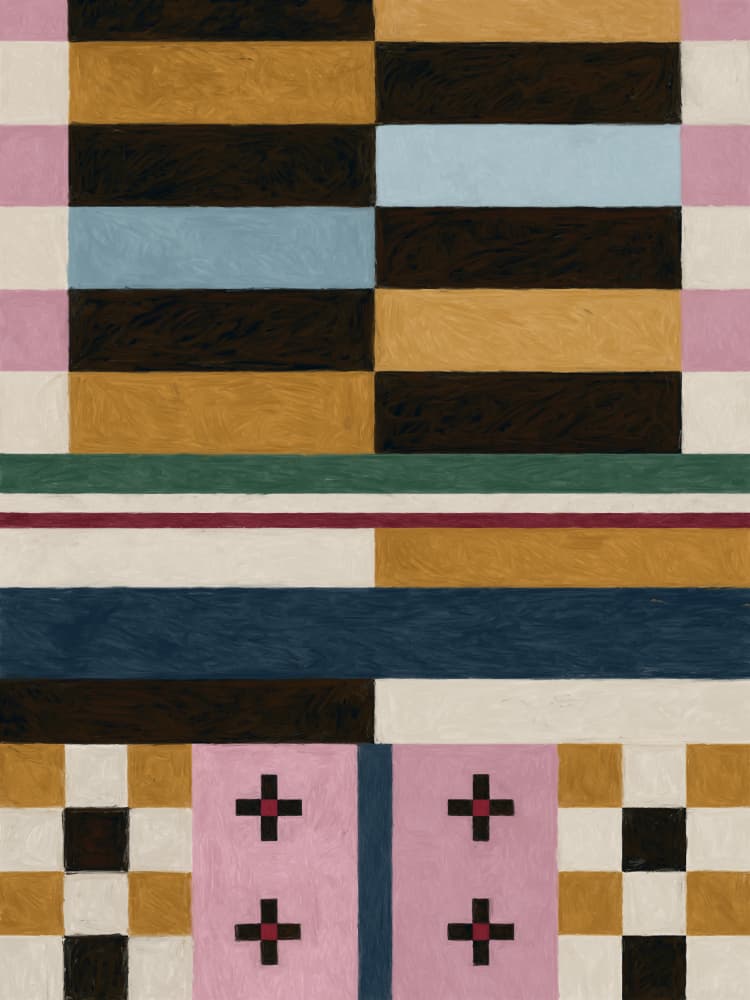 Abstract composition 23 by NKTN — canvas wall art