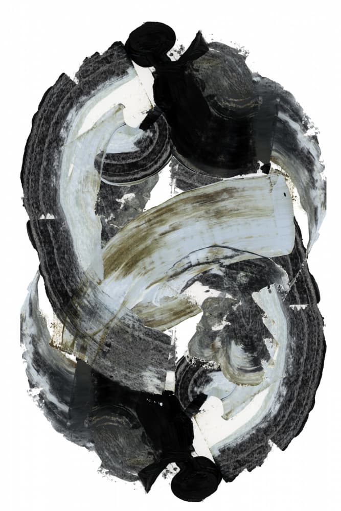 Dynamic Abstract Swirls by cartissi — canvas wall art