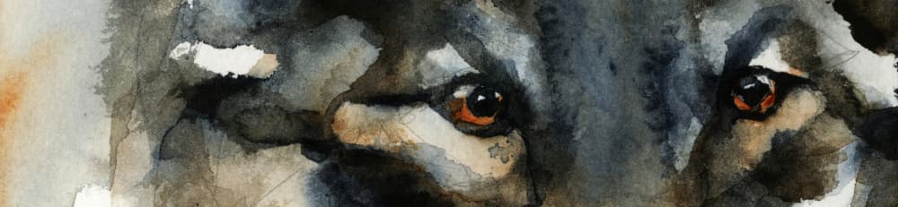 Wild Wolf Eyes by RodMacIver — canvas wall art