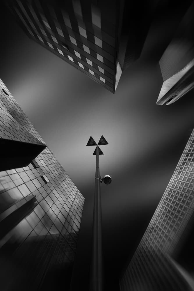 Dramatic Urban Geometry by Sebastien DEL GROSSO — canvas wall art
