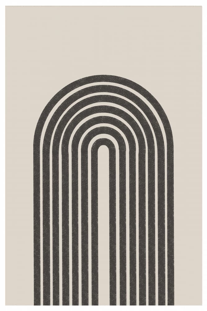 Curved Pathways by THE MIUUS STUDIO — canvas wall art