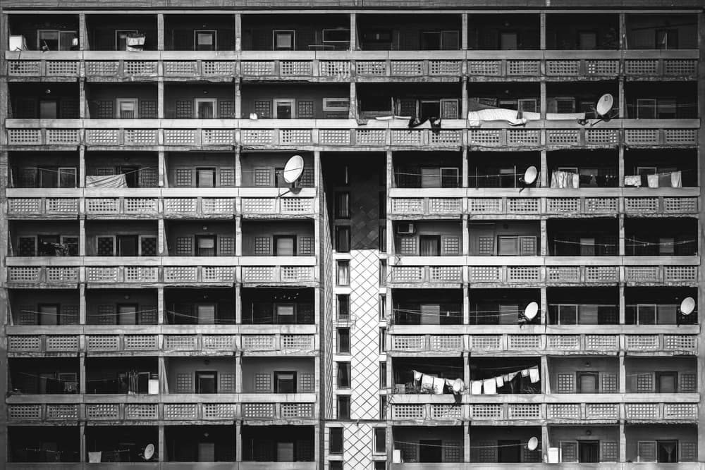 Urban Apartment Grid by Andrea Comari — canvas wall art