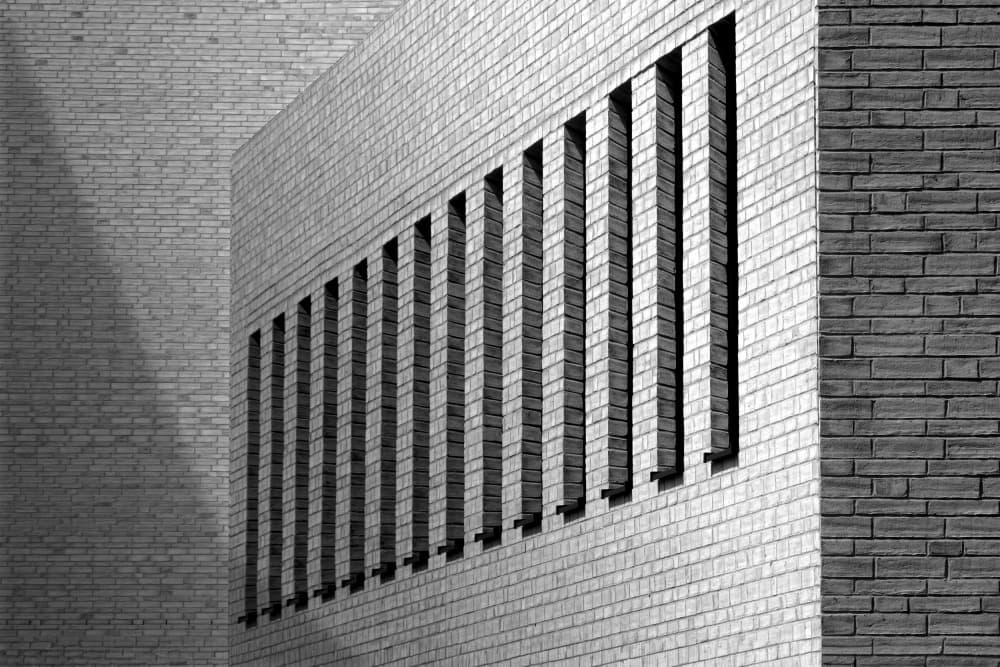 Architectural Brick Detail by Stephan Rückert — canvas wall art