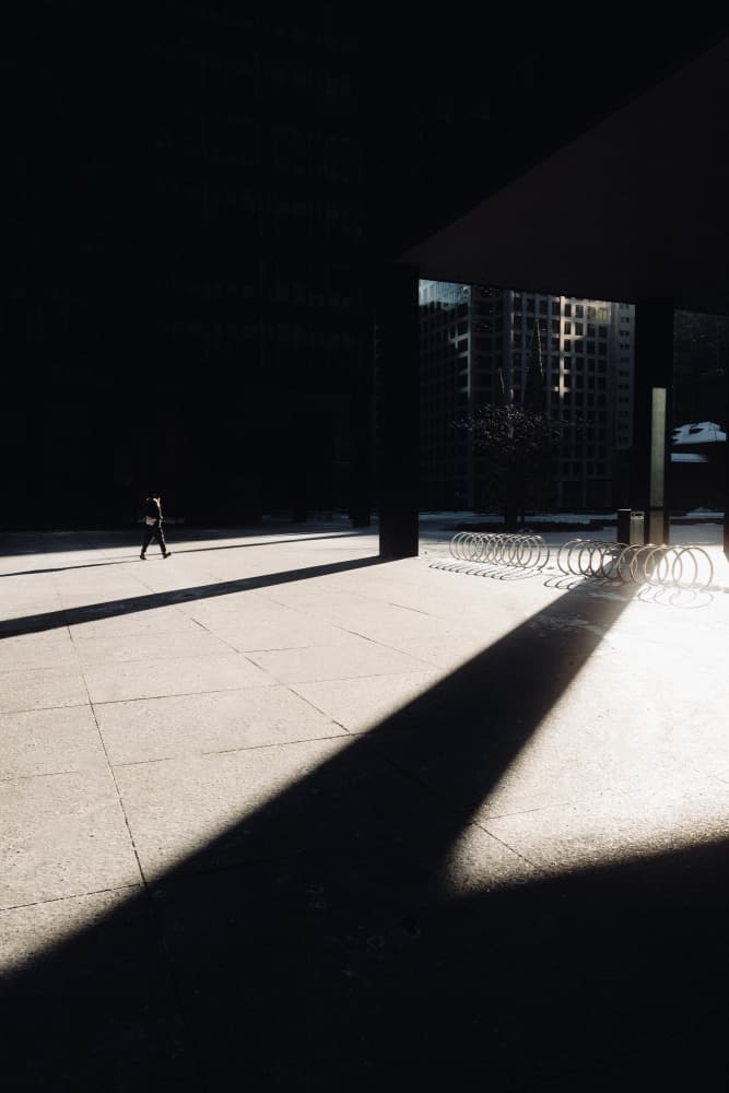Long Shadow City Walk by Katsuhiro Kojima — canvas wall art