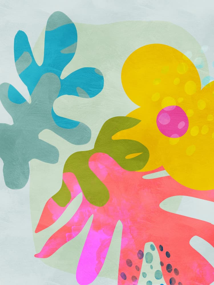 Pastel cut out Matisse by Ana Rut Bre — canvas wall art