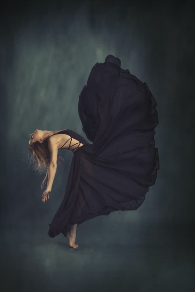 Flowing Dress Dance by Eddie Kavanagh — canvas wall art