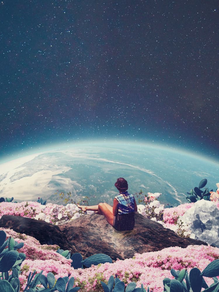 My World Blossomed When I Loved You by Frank Moth — canvas wall art