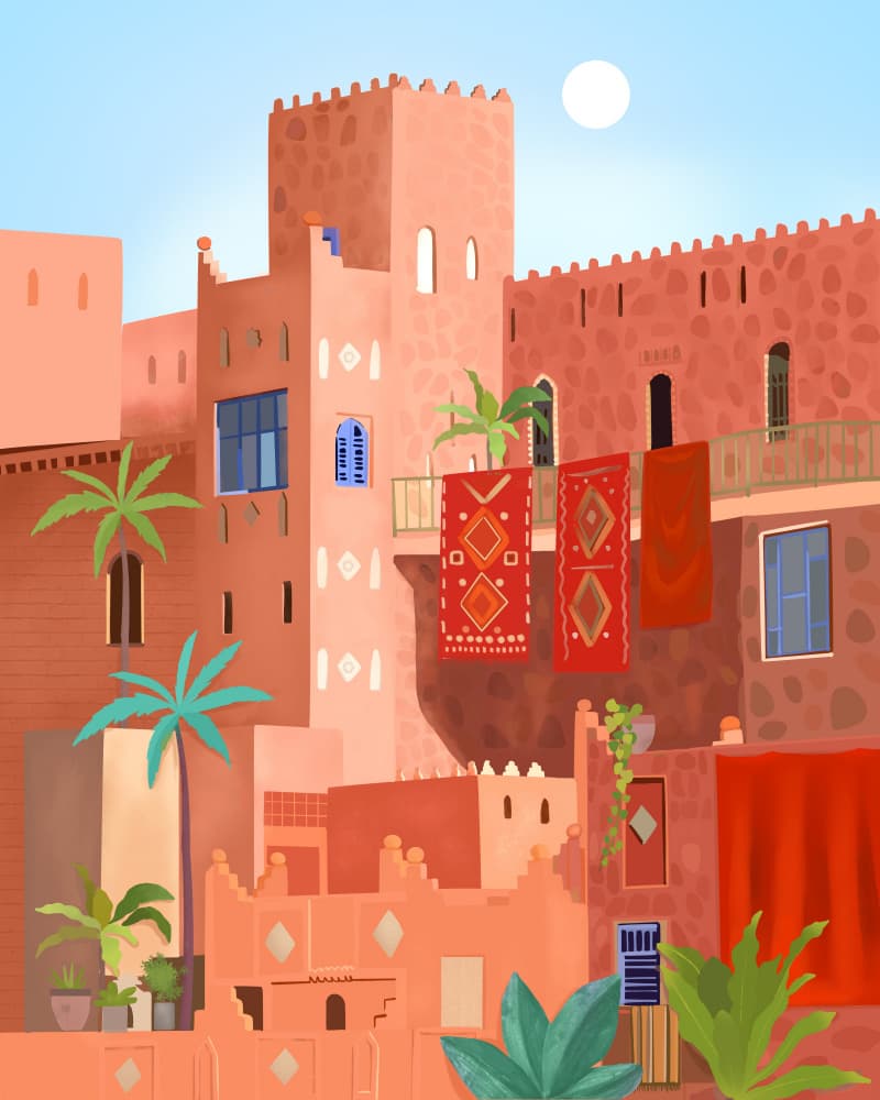 Kashbah by Petra Lizde — canvas wall art