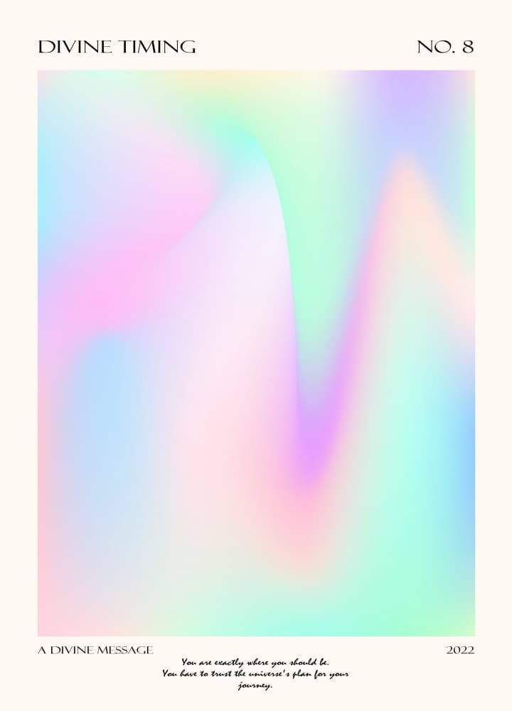 Dreamy Pastel Gradient by Rikke Løndager Boisen — canvas wall art