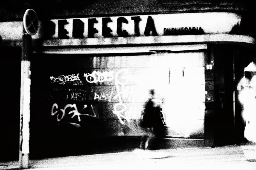 Night Street Blur by Rui Correia — canvas wall art