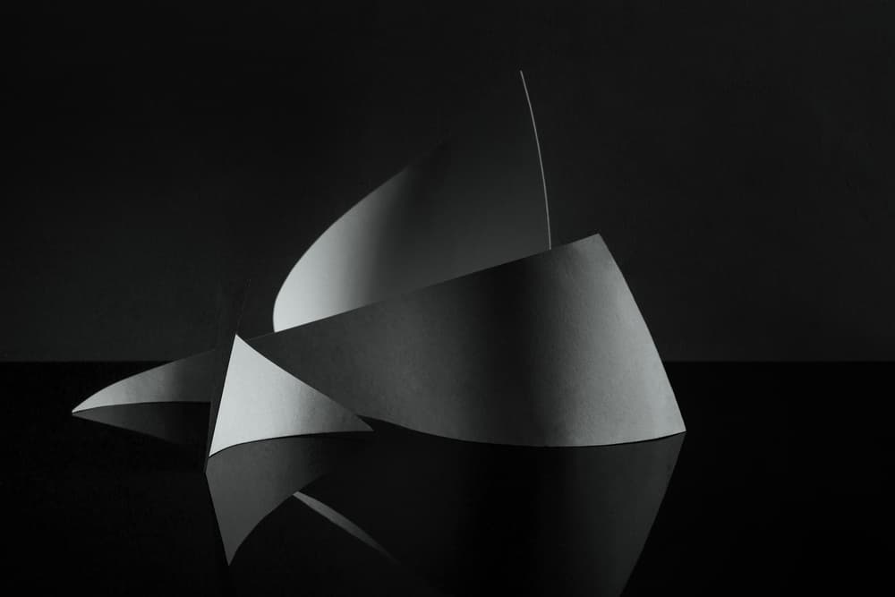 Reflected Paper Forms by Vladimir Pavlovskyy — canvas wall art