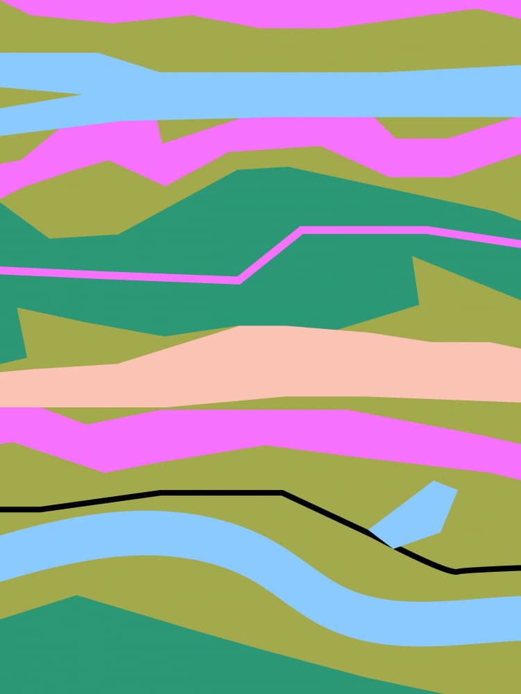 Flattropicno10 by Treechild — canvas wall art