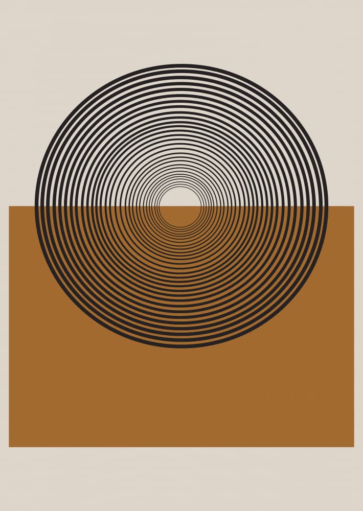 Concentric Reflections by THE MIUUS STUDIO — canvas wall art