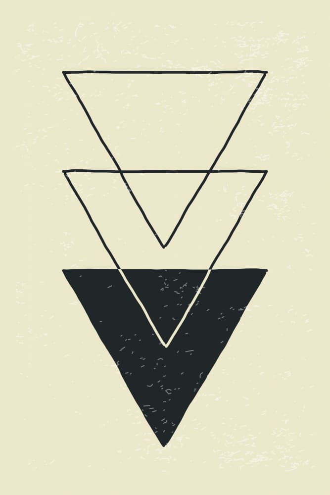 Geometric Descent by jay stanley — canvas wall art