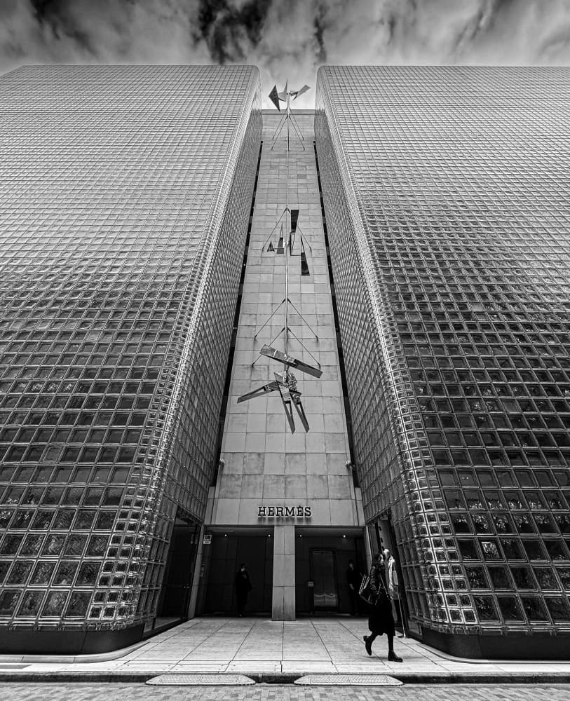 Modern Urban Perspective by KIMIO KOBAYASHI — canvas wall art