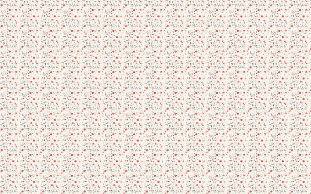 Delicate Berry Pattern by Annick — canvas wall art