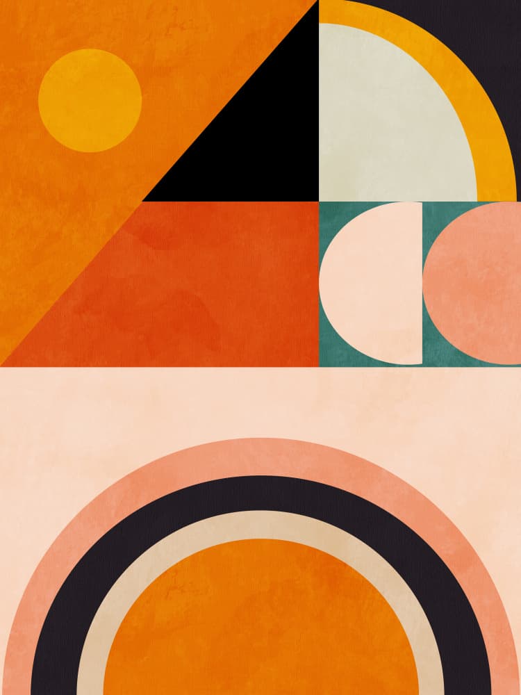 Playing Around Shapes 4 by Ana Rut Bre — canvas wall art