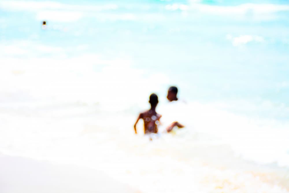 Dreamy Beach Figures by Tal Paz-Fridman — canvas wall art