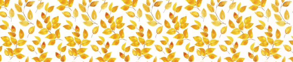 Golden Autumn Leaves by Rosana Laiz Blursbyai — canvas wall art