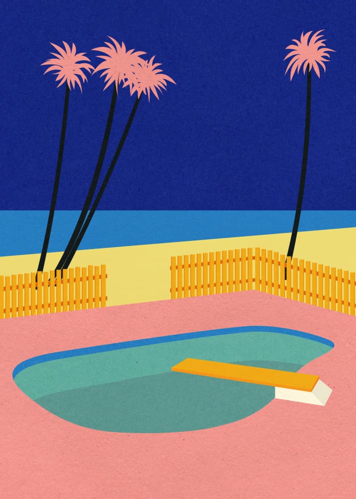 Malibu Beach by Rosi Feist — canvas wall art