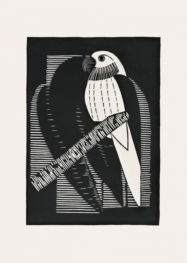 Parakeets by Samuel Jessurun — canvas wall art