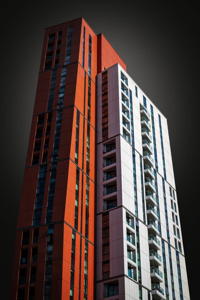 Modern Building Facade by Luigi Greco — canvas wall art