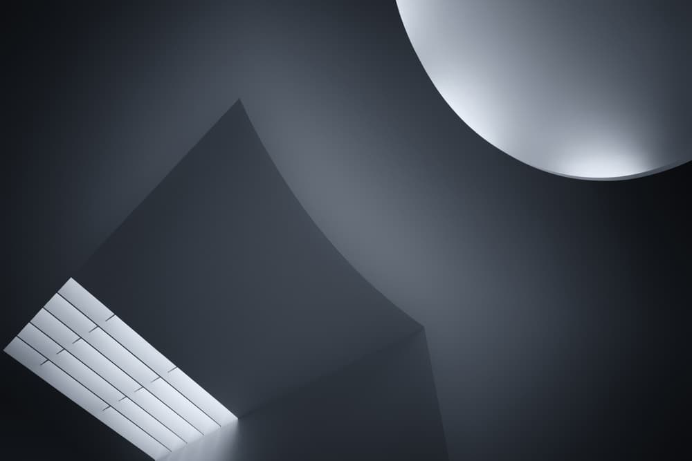 Geometric Light Architecture by Jeroen van de Wiel — canvas wall art