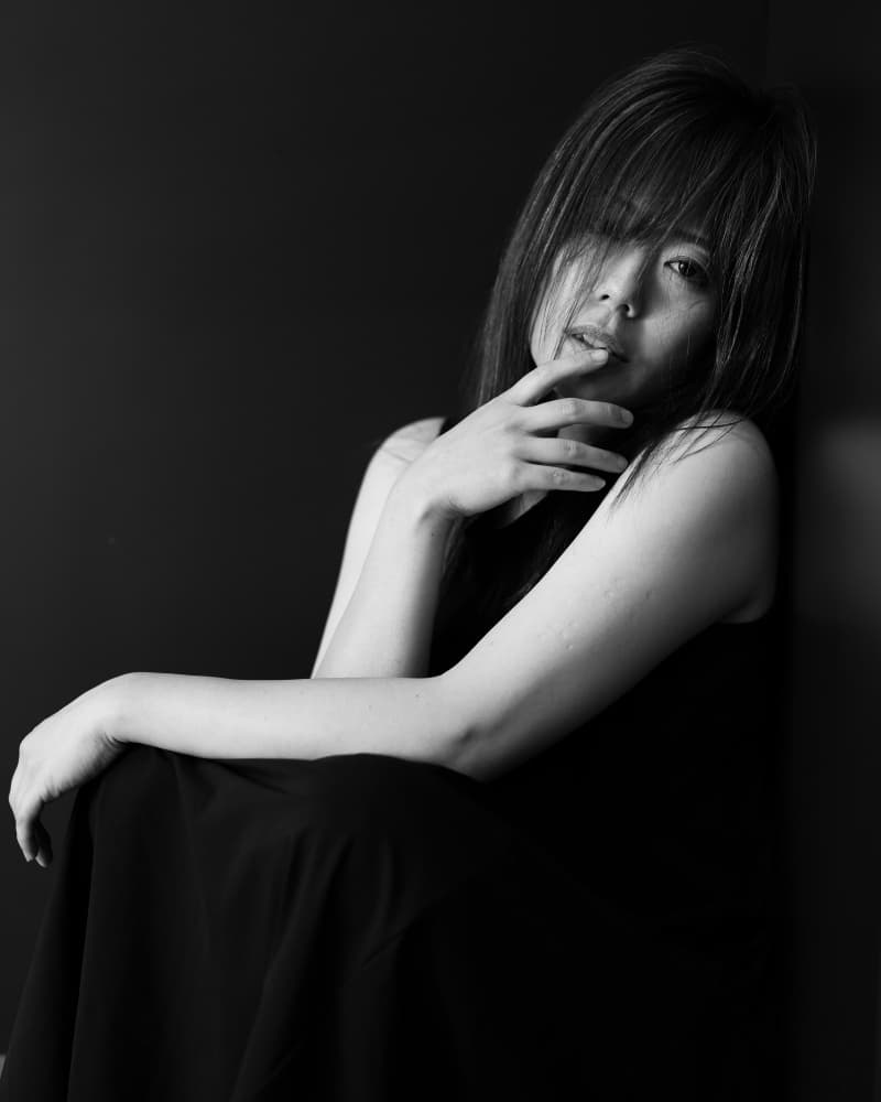 Mysterious Woman Portrait by Tsutomu Sakamoto — canvas wall art