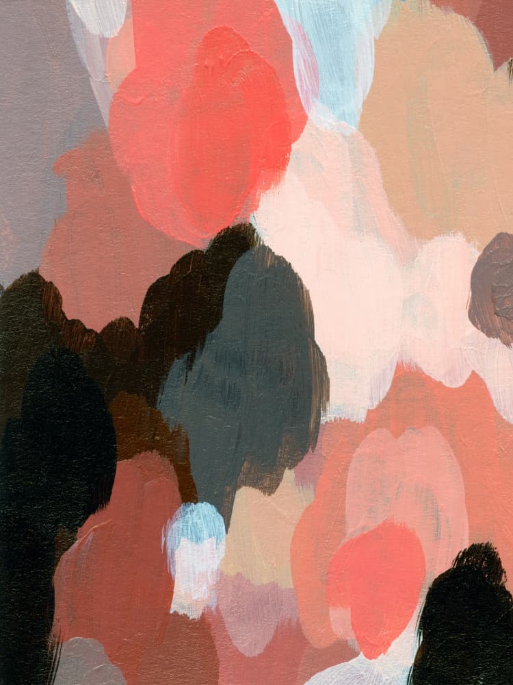 Muted Organic Forms by Ejaaz Haniff — canvas wall art