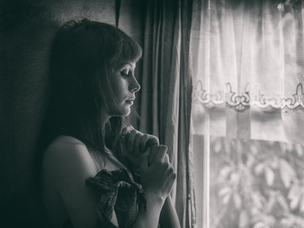 Pensive Woman By Window by Jacob Tuinenga — canvas wall art