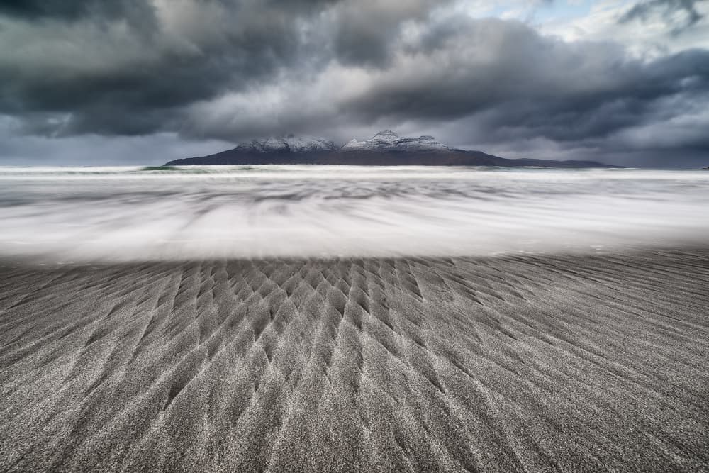 Moody Beach Landscape by Roberto Marchegiani — canvas wall art