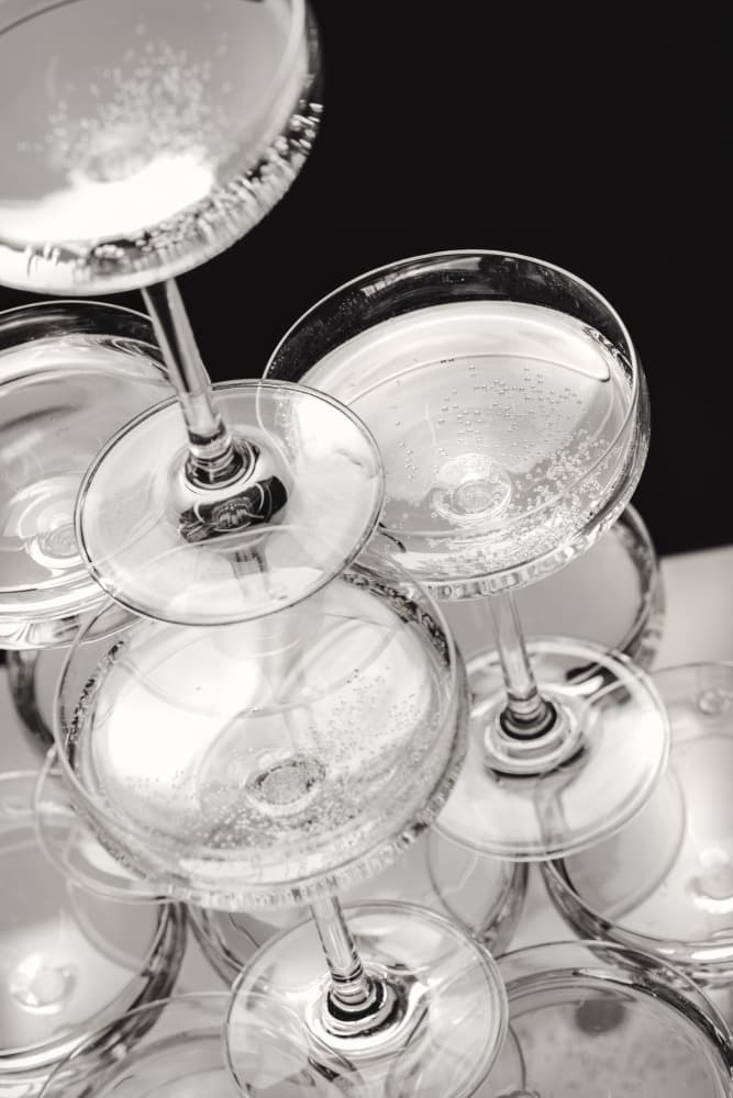 Sparkling Champagne Pyramid