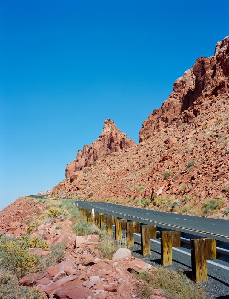 Scenic Red Rock Road by Bethany Young — canvas wall art