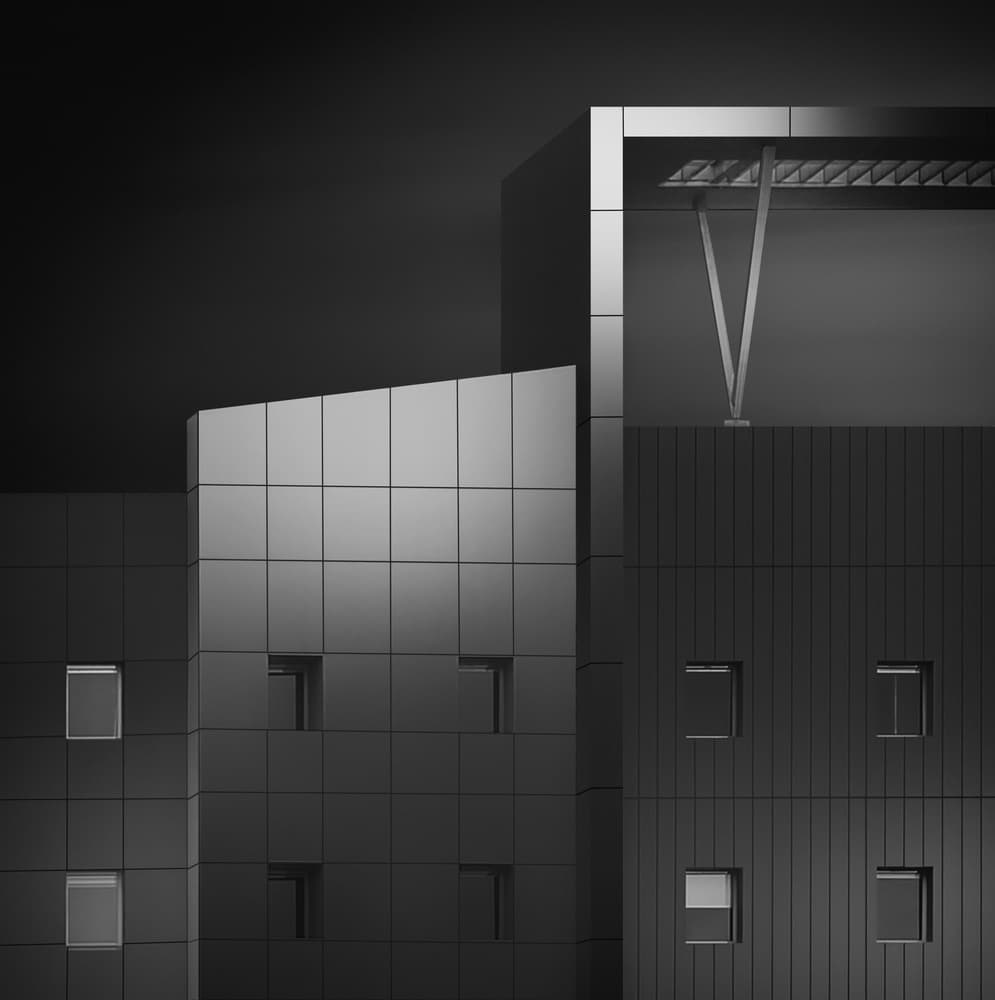 Modern Urban Geometry by Aman Ali Surachman — canvas wall art