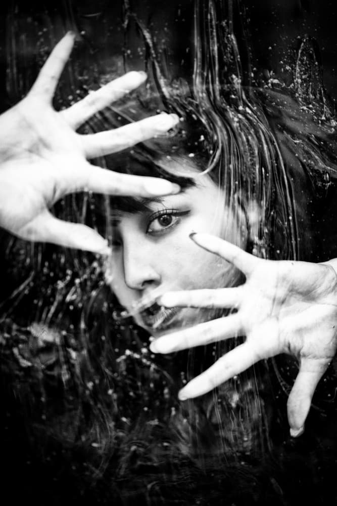 Woman Through Water by Masatoshi Washimi — canvas wall art